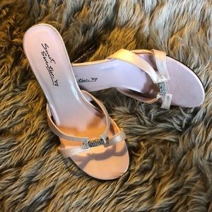 Sweet Seventeen slide with rhinestone accents